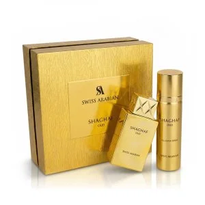 Swiss Arabian Shaghaf Oud eau de parfum unisexe 75 ml + spray pour le corps
