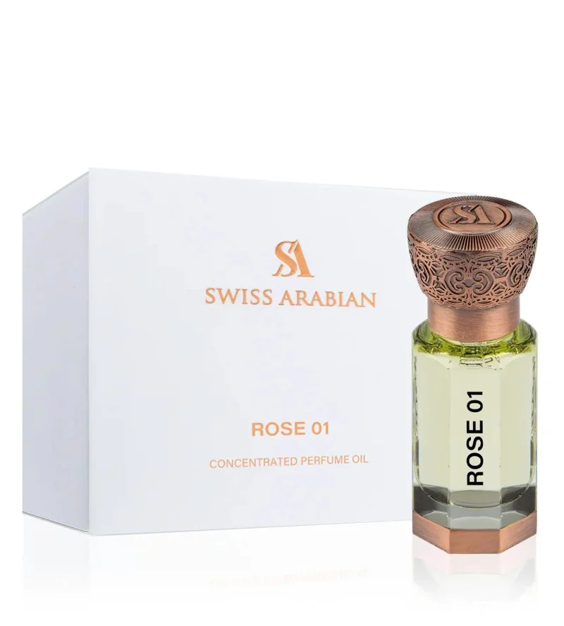 Rose 01 huile de parfum concentrée unisexe 12 ml