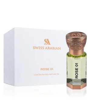 Swiss Arabian Rose 01 huile de parfum concentrée unisexe