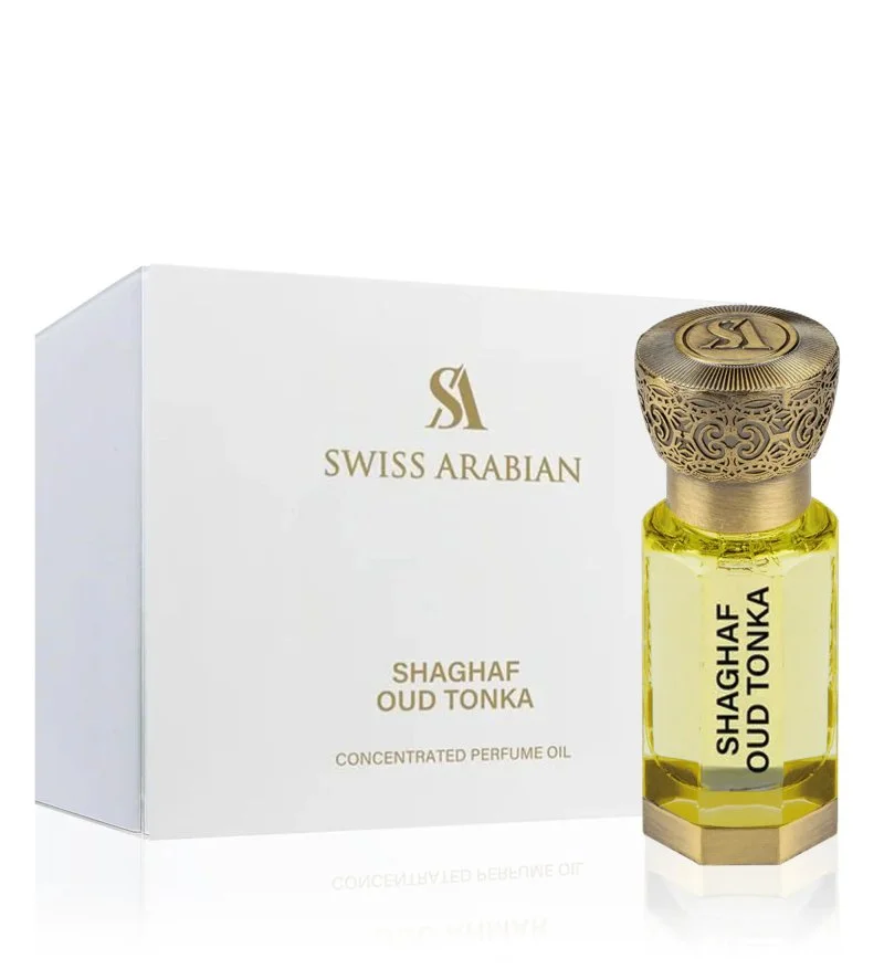 Shaghaf Oud Tonka huile de parfum concentrée unisexe 12 ml