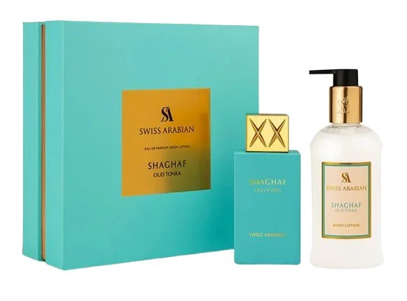 Shaghaf Oud Tonka U 75 ml + lait corporel eau de parfum 300 ml