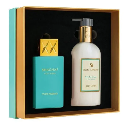 Shaghaf Oud Tonka U 75 ml + lait corporel eau de parfum 300 ml