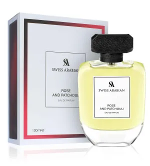 Eau de parfum Swiss Arabian Rose and Patchouli pour femmes 100 ml