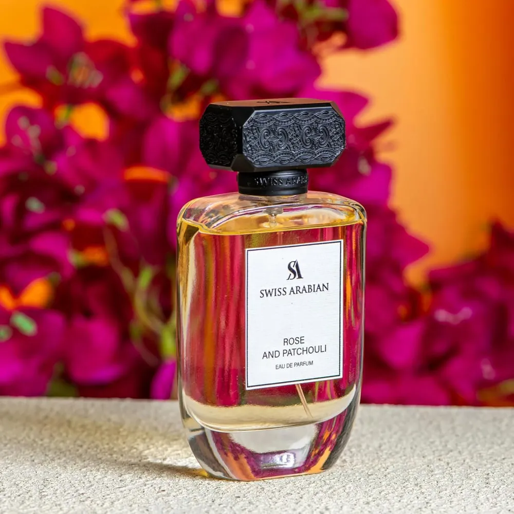 Eau de parfum Swiss Arabian Rose and Patchouli pour femmes 100 ml