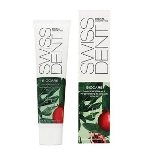 Swissdent Biocare dentifrice régénérant et blanchissant