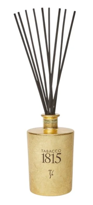 Tabacco 1815 Bâtonnets Ml.500 Vase Doré Parfum d’Intérieur - Tfu - 10e Anniversaire (Ta500Tfu.23T