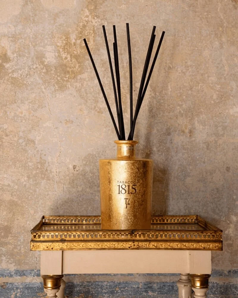 1815 Bâtonnets Ml.500 Vase Doré Parfum d’Intérieur - Tfu - 10e Anniversaire (Ta500Tfu.23T
