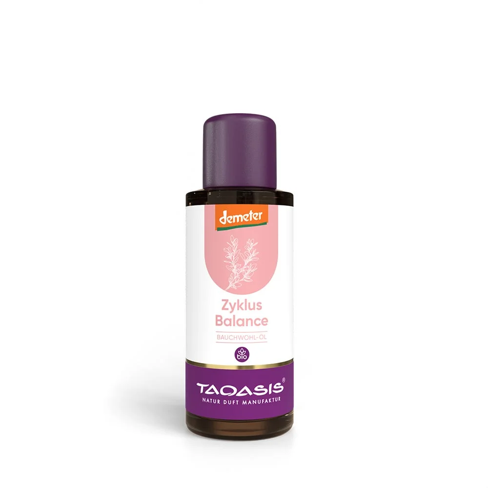 Taoasis Huile de massage Women Cycle Balance BIO (50 ml) - favorise la détente du corps pendant le cycle