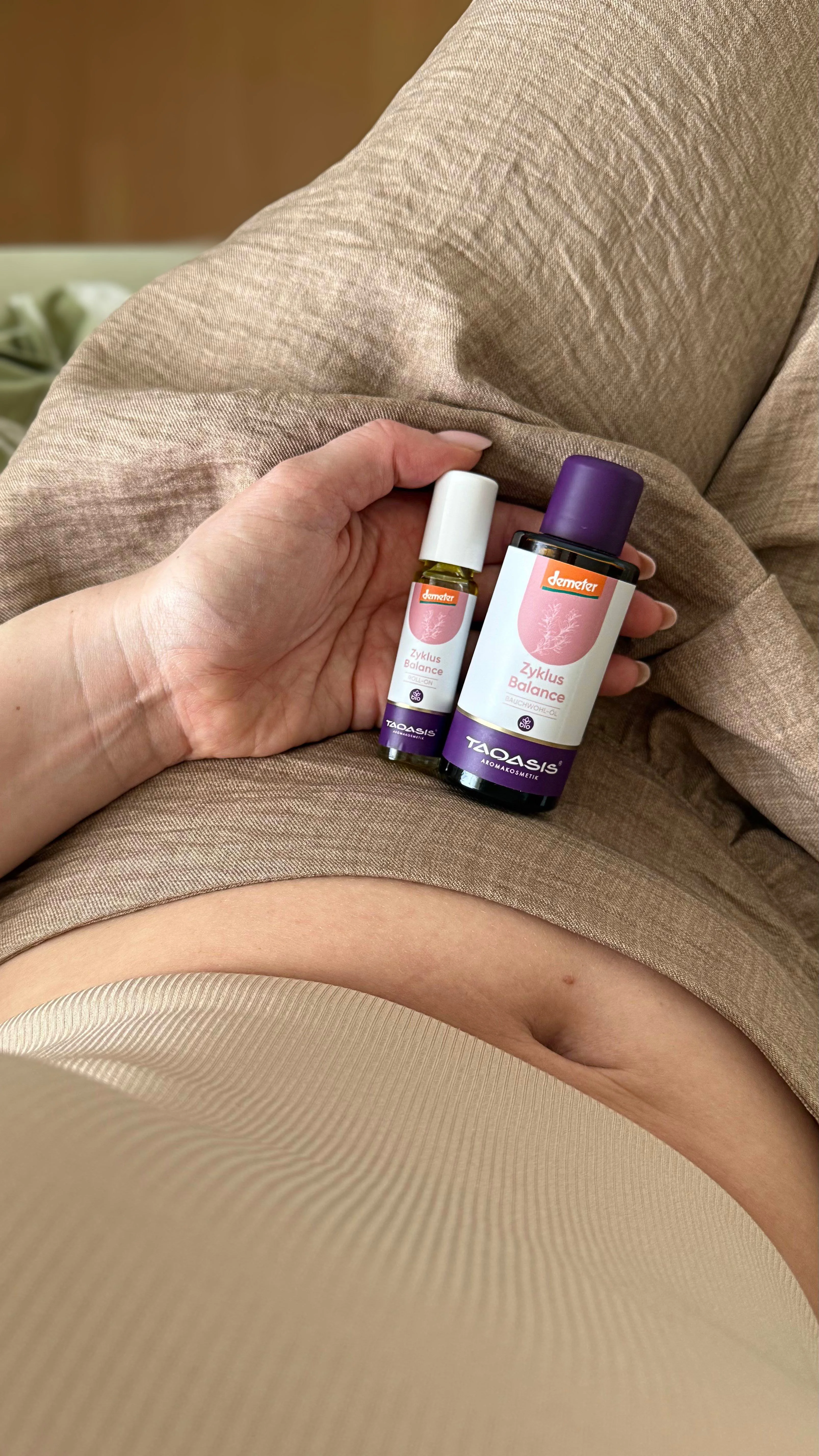 Taoasis Huile de massage Women Cycle Balance BIO (50 ml) - favorise la détente du corps pendant le cycle