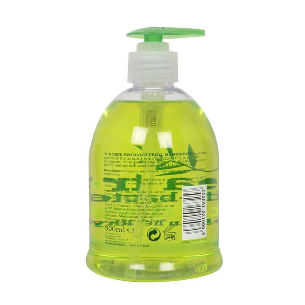 Savon pour les mains antibactérien Tea Tree 500 ml