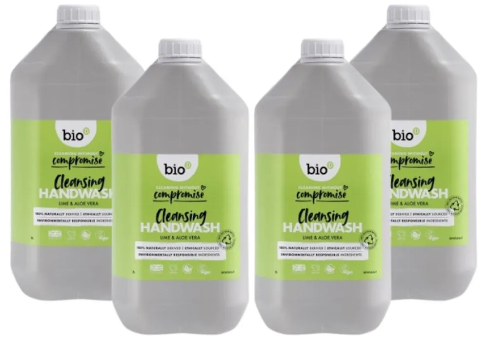 Bio-D Savon liquide pour les mains Aloe Vera et citron vert - bidon (5 L)