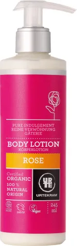 Urtekram Lait corporel rose 245ml BIO, VEG