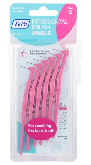 TePe Angle brossettes interdentaires 0,4 mm 6 pièces