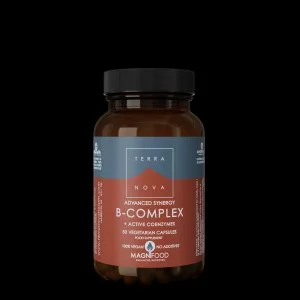 Terranova Health Advanced Synergy B-Complex (50 gélules) - enrichi en plantes et en adaptogènes