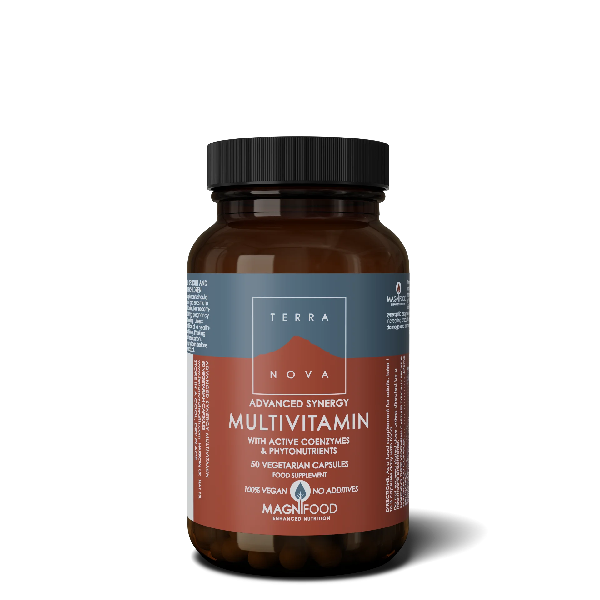 Terranova Health Advanced Synergy Multivitamin (50 gélules) - soutient l'énergie, la vitalité et le bien-être général