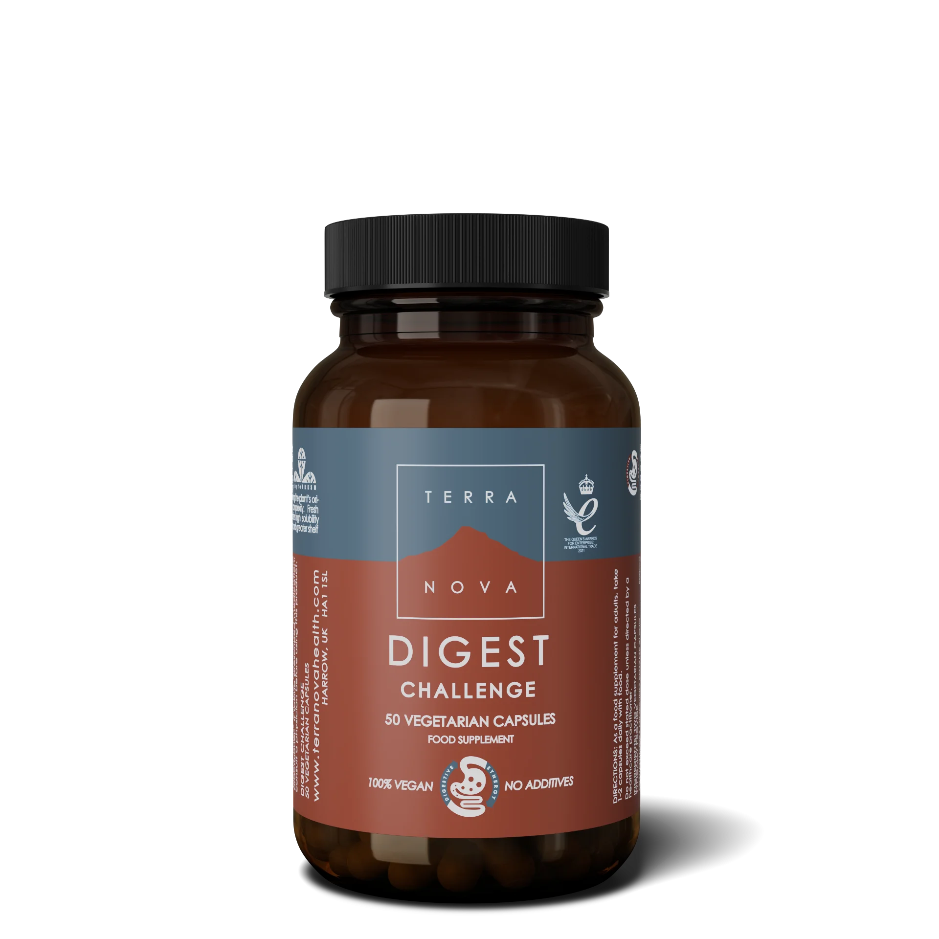 Terranova Health Digest Challenge (50 gélules) - enrichi en gingembre et en cardamome