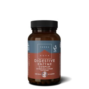 Complexe d'enzymes digestives (50 gélules) - enrichi en fenouil, gingembre et artichaut