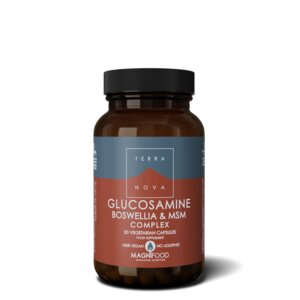 Complexe Glucosamine, Boswellia & MSM (50 gélules) - soutient la santé des articulations