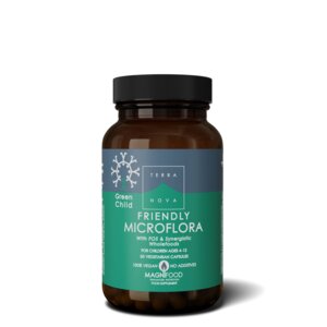 Green Child Friendly Microflora (50 gélules) - convient aux enfants de 4 à 12 ans