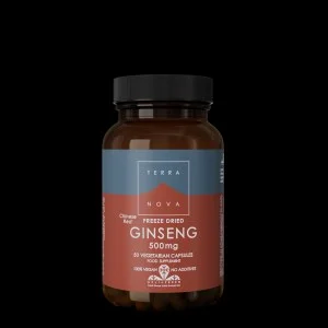 Terranova Health Ginseng rouge de Chine lyophilisé BIO (50 gélules) - soutient l’immunité