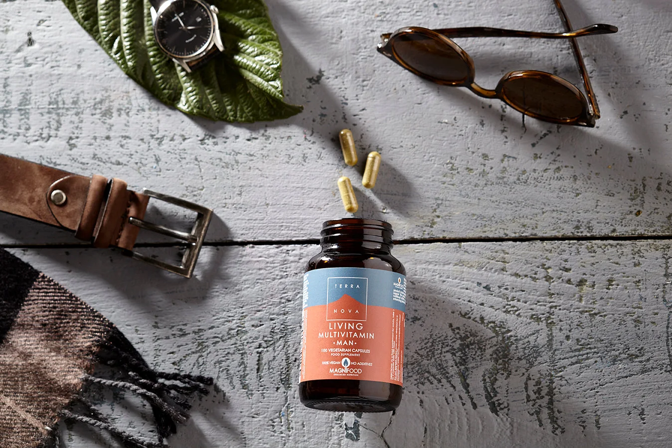 Terranova Health Living Multivitamin Homme (50 gélules) - pour les besoins spécifiques des hommes