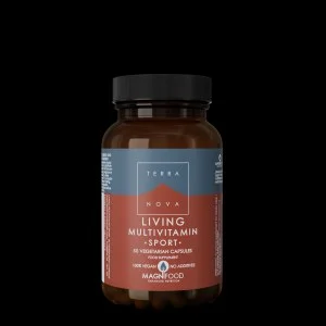 Terranova Health Living Multivitamin Sport (50 gélules) - soutient l'organisme pendant l'effort et la récupération