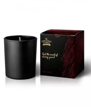 The Greatest Candle in the World Bougie parfumée en verre noir (170 g) - bois et épices