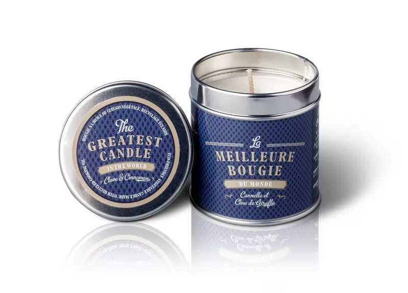 The Greatest Candle in the World Bougie parfumée en boîte (200 g) - clous de girofle et cannelle