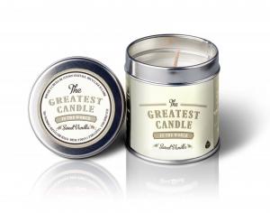 Bougie parfumée en boîte (200 g) - vanille douce
