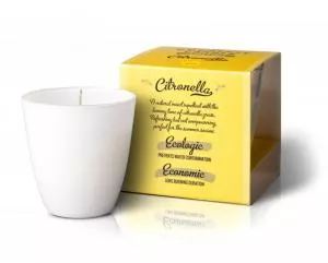 The Greatest Candle in the World The Greatest Candle Bougie parfumée en verre (130 g) - citronnelle