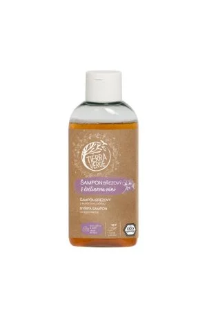 Tierra Verde Shampooing au bouleau au parfum floral 100 ml - nourrissant et soin