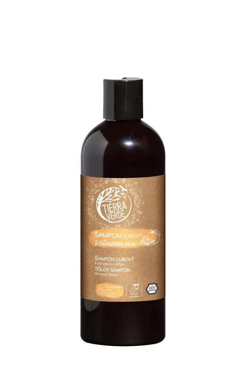 Tierra Verde Shampooing au chêne parfum agrumes 300 ml - pour toute la famille