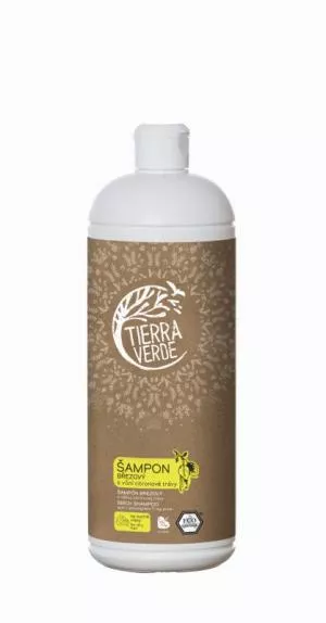 Tierra Verde Shampooing de bouleau pour cheveux secs à la citronnelle (1 l)