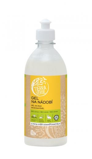 Gel vaisselle à l'huile de citron biologique (500 ml)