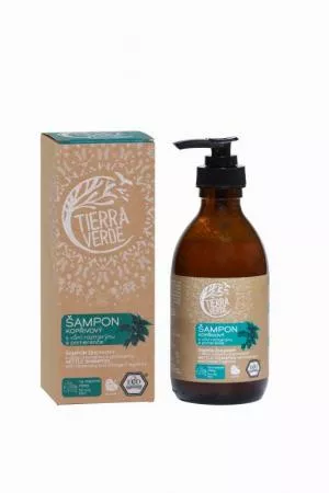 Tierra Verde Shampooing à l'ortie pour cheveux gras au romarin (230 ml)