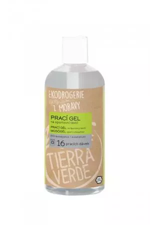 Tierra Verde Gel de lavage pour textiles fonctionnels et sportifs à l'eucalyptus BIO 500 ml