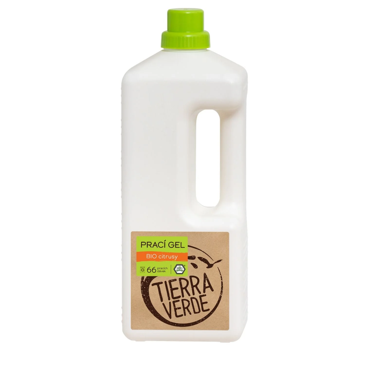 Tierra Verde Gel lessive au parfum d’agrumes BIO 100 ml - nouvelle formule améliorée