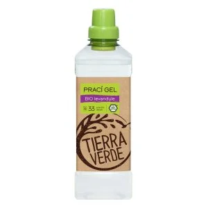 Tierra Verde Gel lessive parfumé à la lavande BIO 1 l - nouvelle formule améliorée