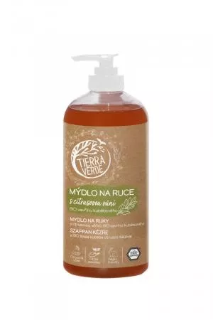 Tierra Verde Savon liquide pour les mains au parfum d'agrumes (500 ml)