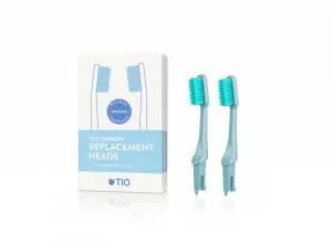 TIO Têtes de brosse à dents de rechange (medium) (2 pcs) - ice blue