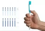 TIO Brosse à dents (ultra douce) - gris galet - fabriquée à partir de plantes