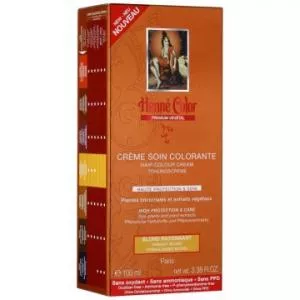 Henné Color Soin capillaire teinté avec un haut degré de protection et de soin Premium 100ml Blond