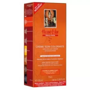 Henné Color Pansement pour cheveux teintés avec haute protection et soin Premium 100ml Cuivre