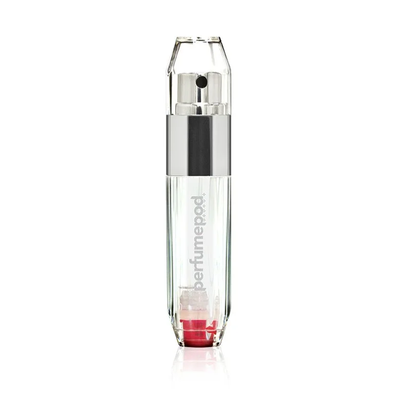 Perfume Pod Crystal atomiseur de parfum rechargeable Argent 5 ml