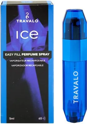 Perfume Pod Ice vaporisateur de parfum rechargeable Blue 5 ml 5 ml bleu