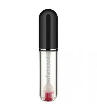 Perfume Pod Pure vaporisateur de parfum rechargeable Black 5 ml 5 ml noir