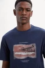 Ecoalf Tximalf t-shirt man navy