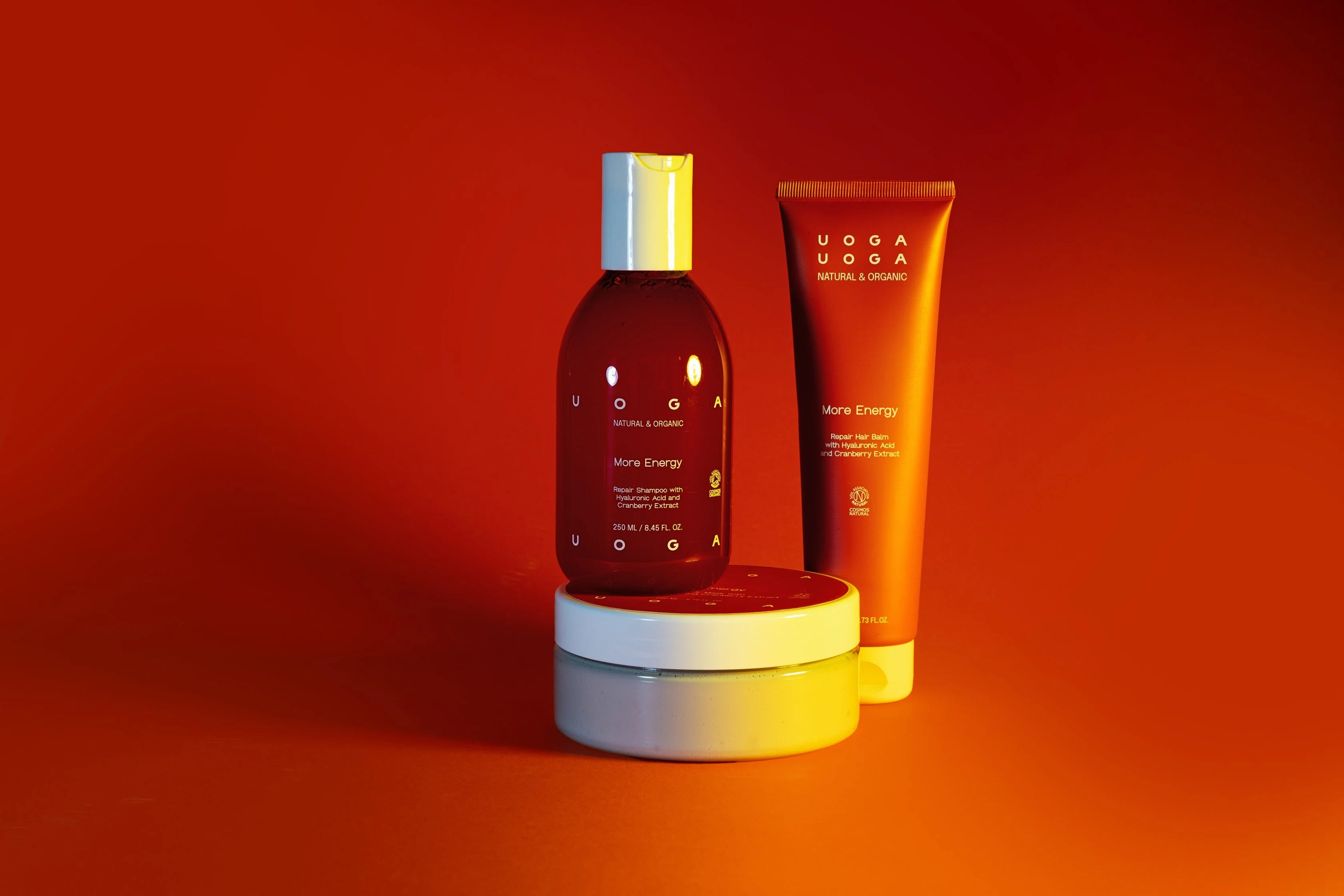 Uoga Uoga Shampooing régénérant en profondeur More Energy BIO (250 ml) - pour cheveux secs et abîmés