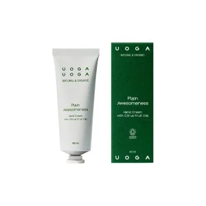 Uoga Uoga Crème hydratante pour les mains Plain Awesomeness BIO (40 ml) - à la senteur fraîche d’agrumes