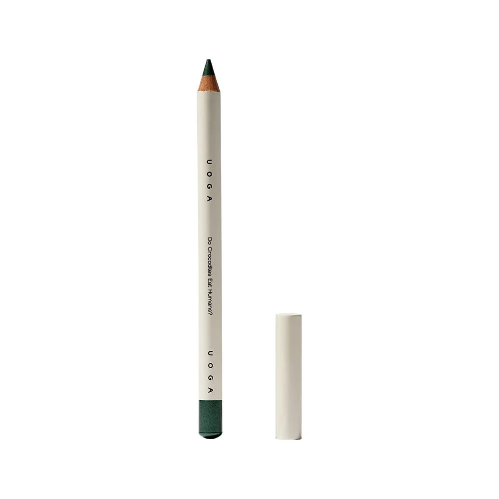 Uoga Uoga Crayon yeux doux BIO 853 Do Crocodiles Eat Humans? - Vert nacré - 4 teintes pour chaque look